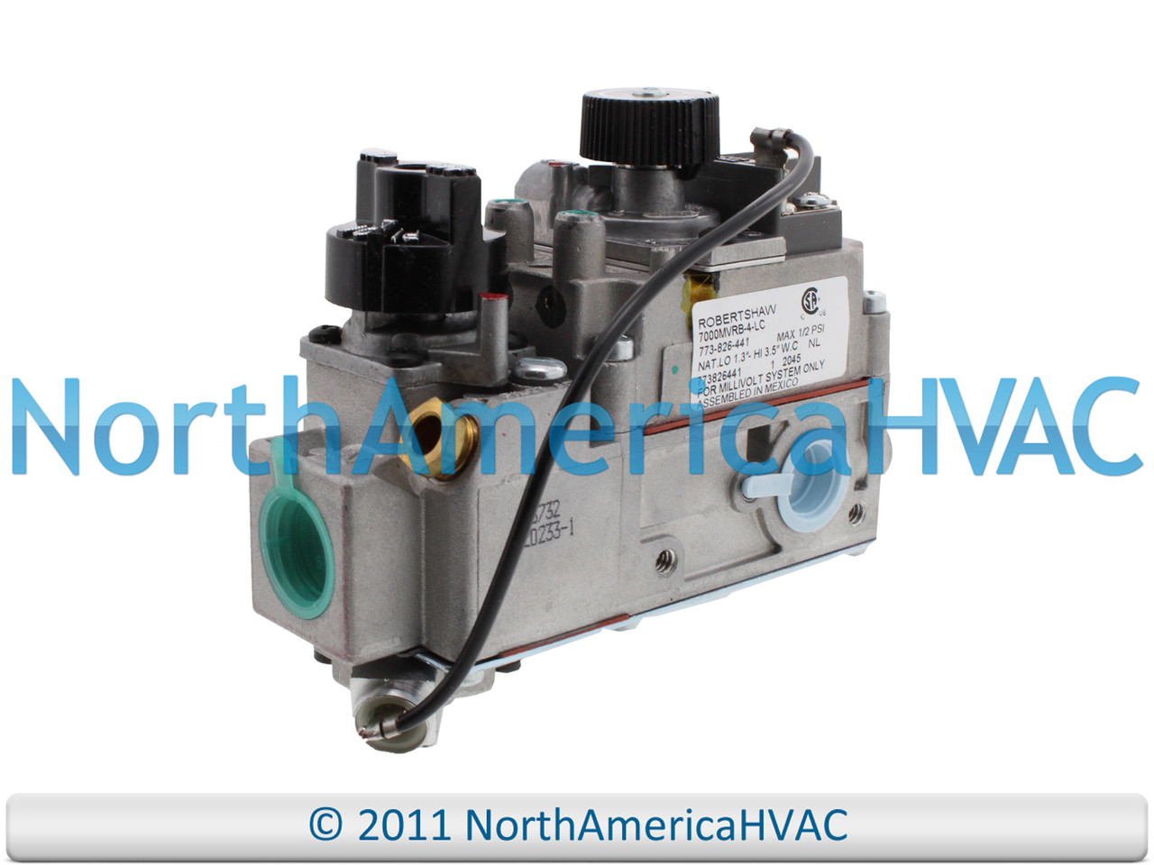 Furnace Gas Valve Replaces Robertshaw Uni-Line 7000MVRB-5-LC